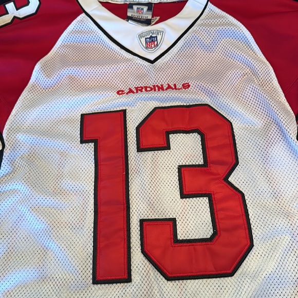 Kurt Warner Arizona Cardinals Reebok Jersey XXL White Jersey Sewn Letters/Number - Picture 4 of 8